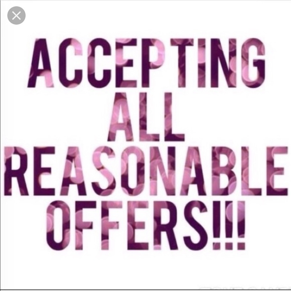 Offers are always welcome 😊